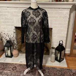 Forever Plus 1X Lace Over Dress